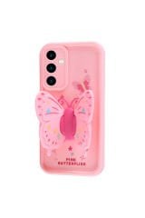 Galaxy A05S Kılıf Kamera Korumalı Figür Tasarımlı ATA Kapya Kapak-Pembe Koyu Pembe Koyu