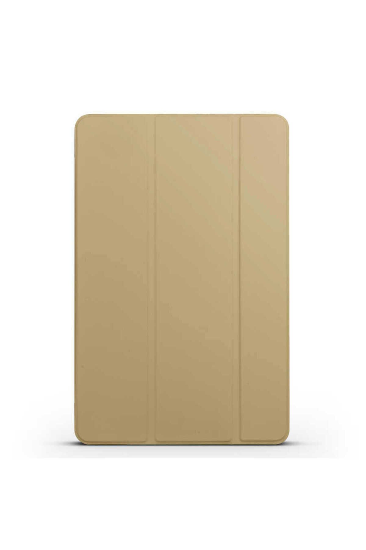 Mi Pad 5 BSAY Smart Cover Standlı 1-1 Kılıf - Mavi Gold