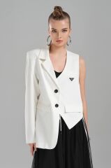 Özel Tasarım Beyaz Ceket