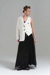 Özel Tasarım Beyaz Ceket