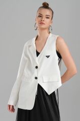 Özel Tasarım Beyaz Ceket