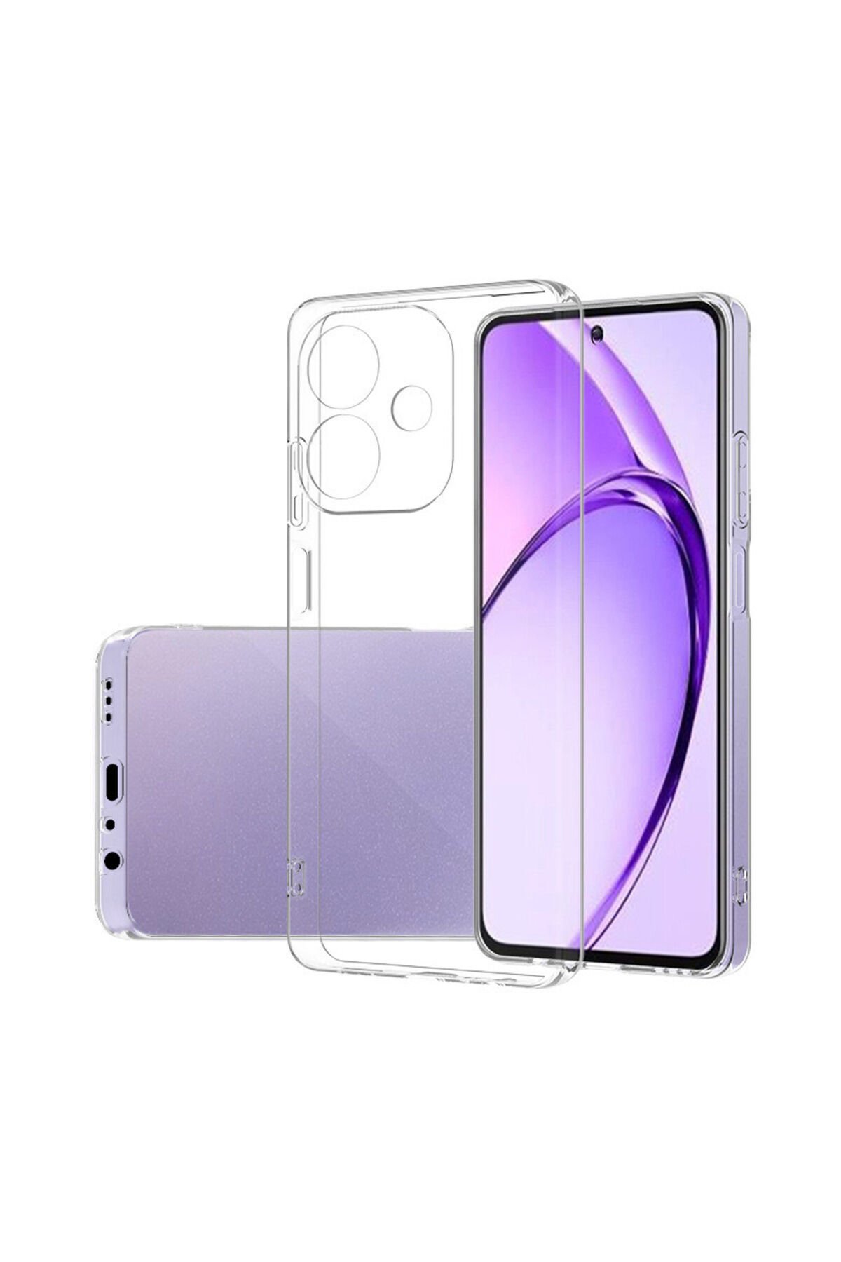 A3 Kılıf STSR Süper Silikon Kapak - Şeffaf Şeffaf