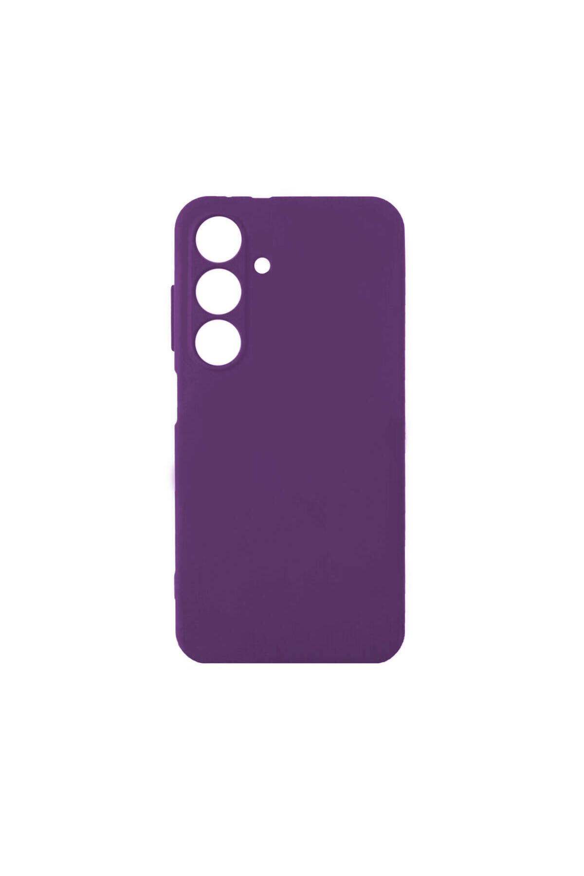 Galaxy S24 Uyumlu BSAY Biye Silikon-Mor Mor