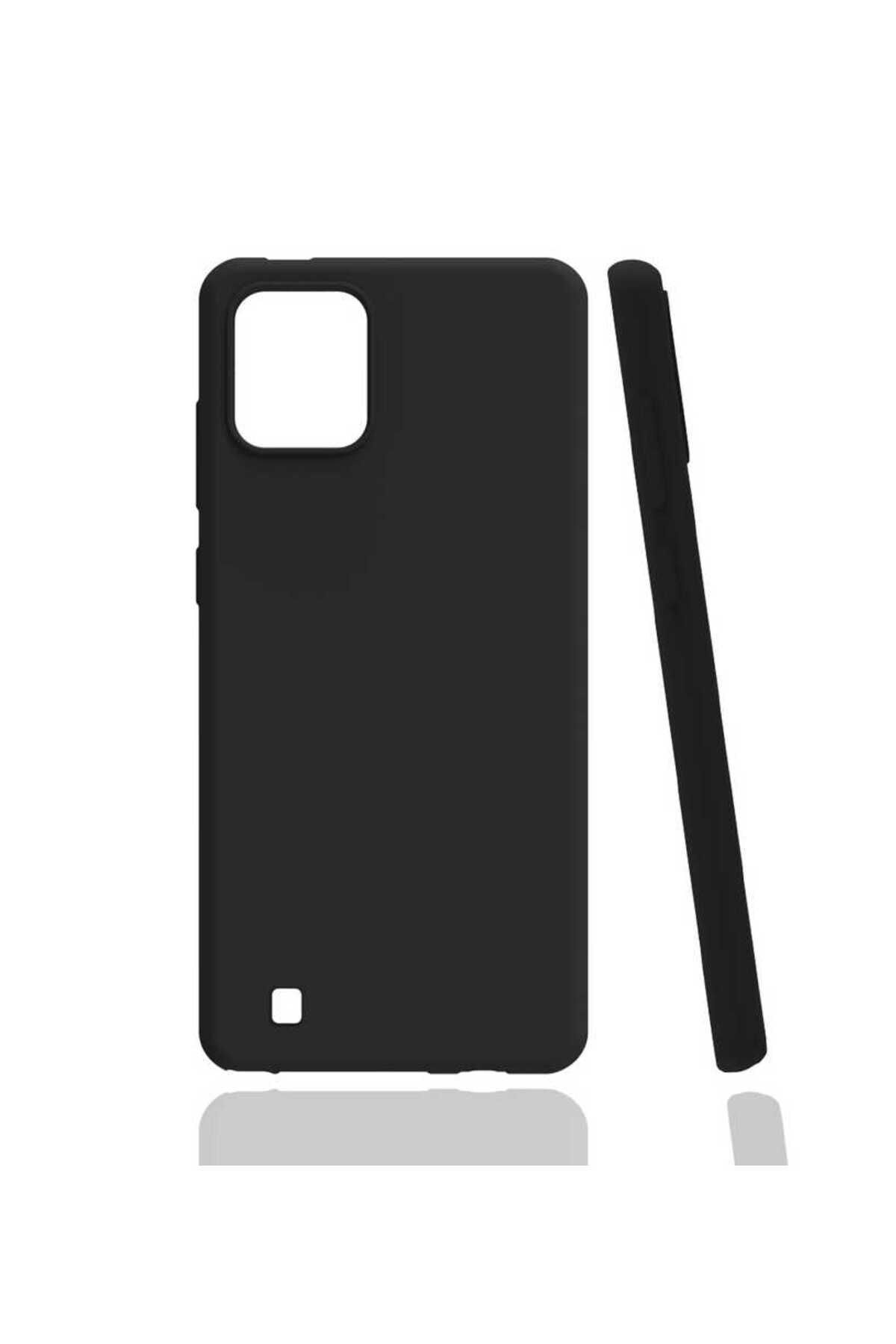 Realme C11 2021 Kılıf BSAY Biye Silikon - Siyah Siyah