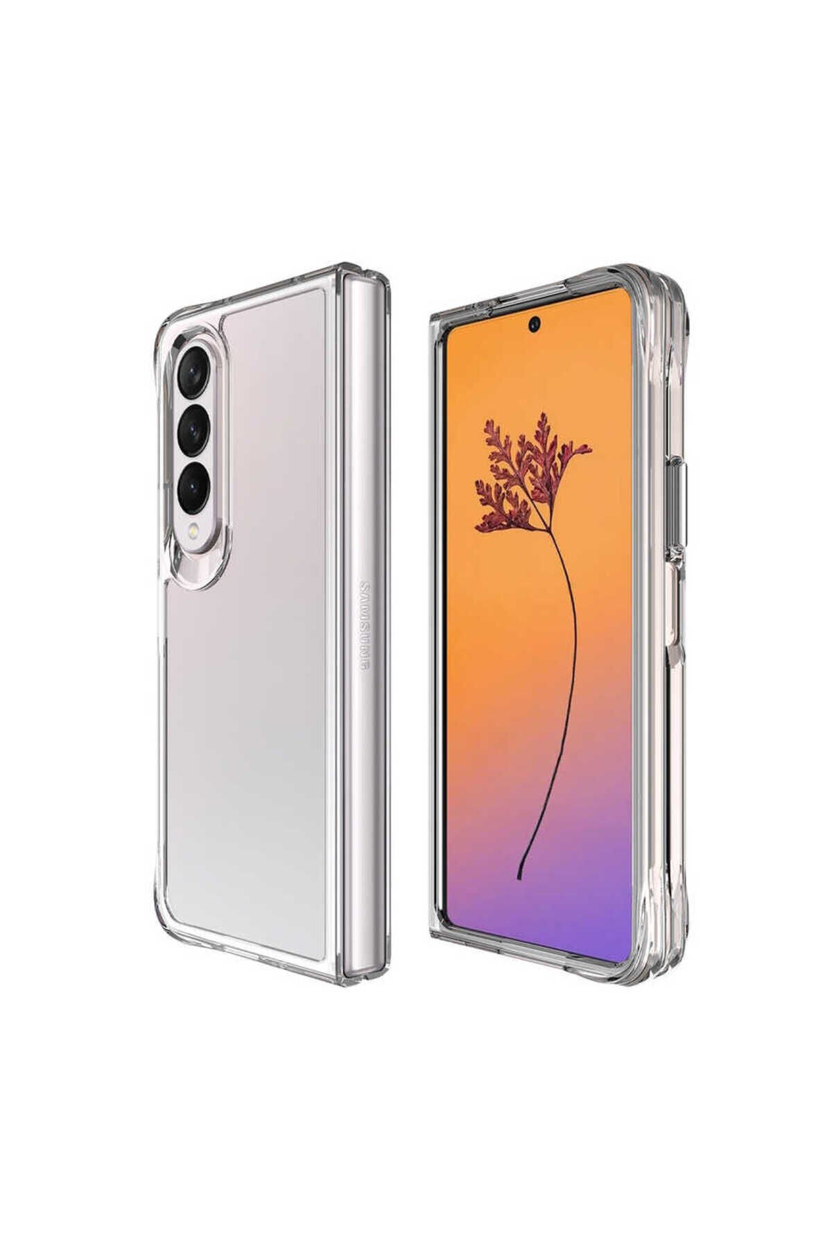 Galaxy Z Fold 4 Uyumlu OYO Vonn Kılıf-Renksiz Renksiz