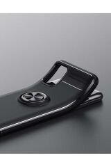 Galaxy A03s Kılıf BSAY Ravel Silikon Kapak - Siyah-Kırmızı Siyah-Mavi