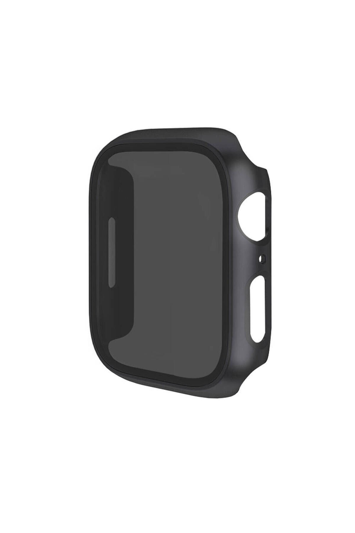 Watch 44mm Sert PC Kasa ve Privacy Hayalet Ekran Koruyucu BSAY Watch Gard 32 - Siyah Siyah