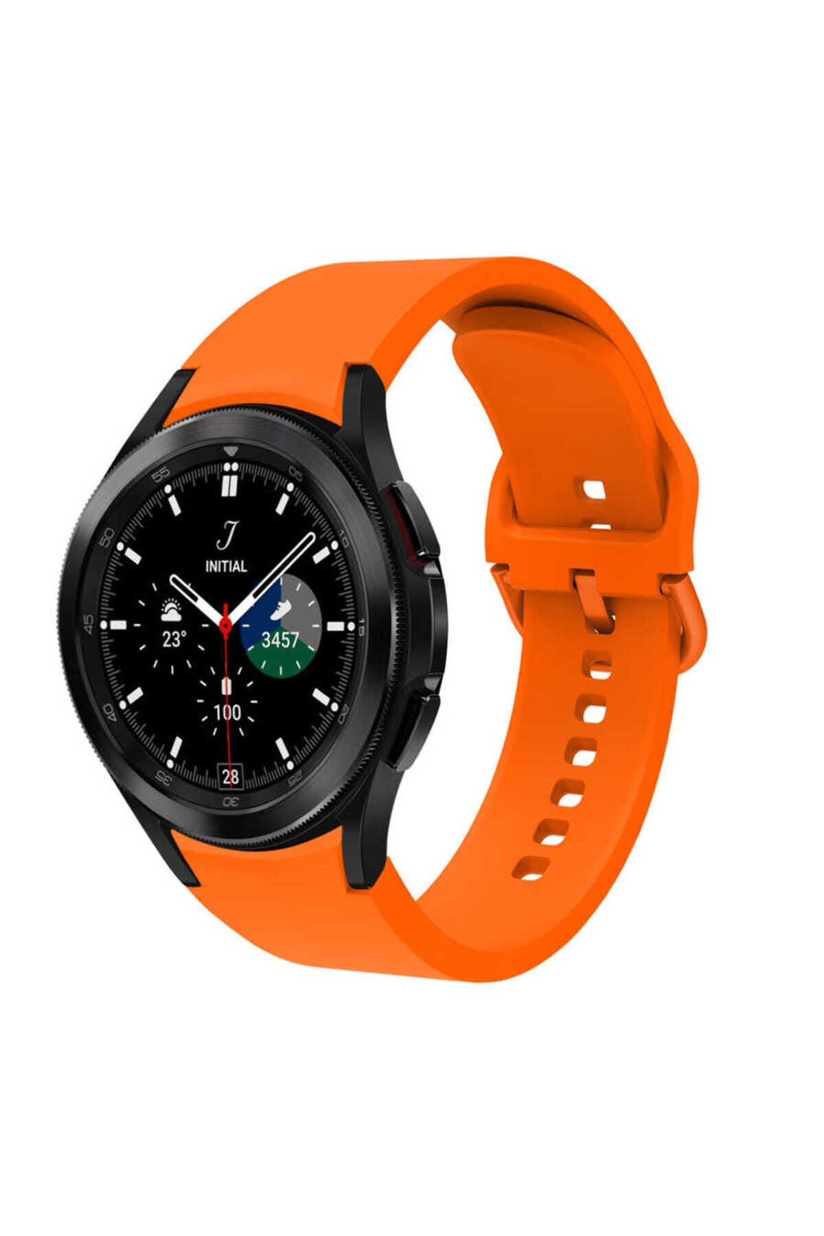 Galaxy Watch 4 40mm KRD-50 Uyumlu BSAY Kordon-Siyah Siyah