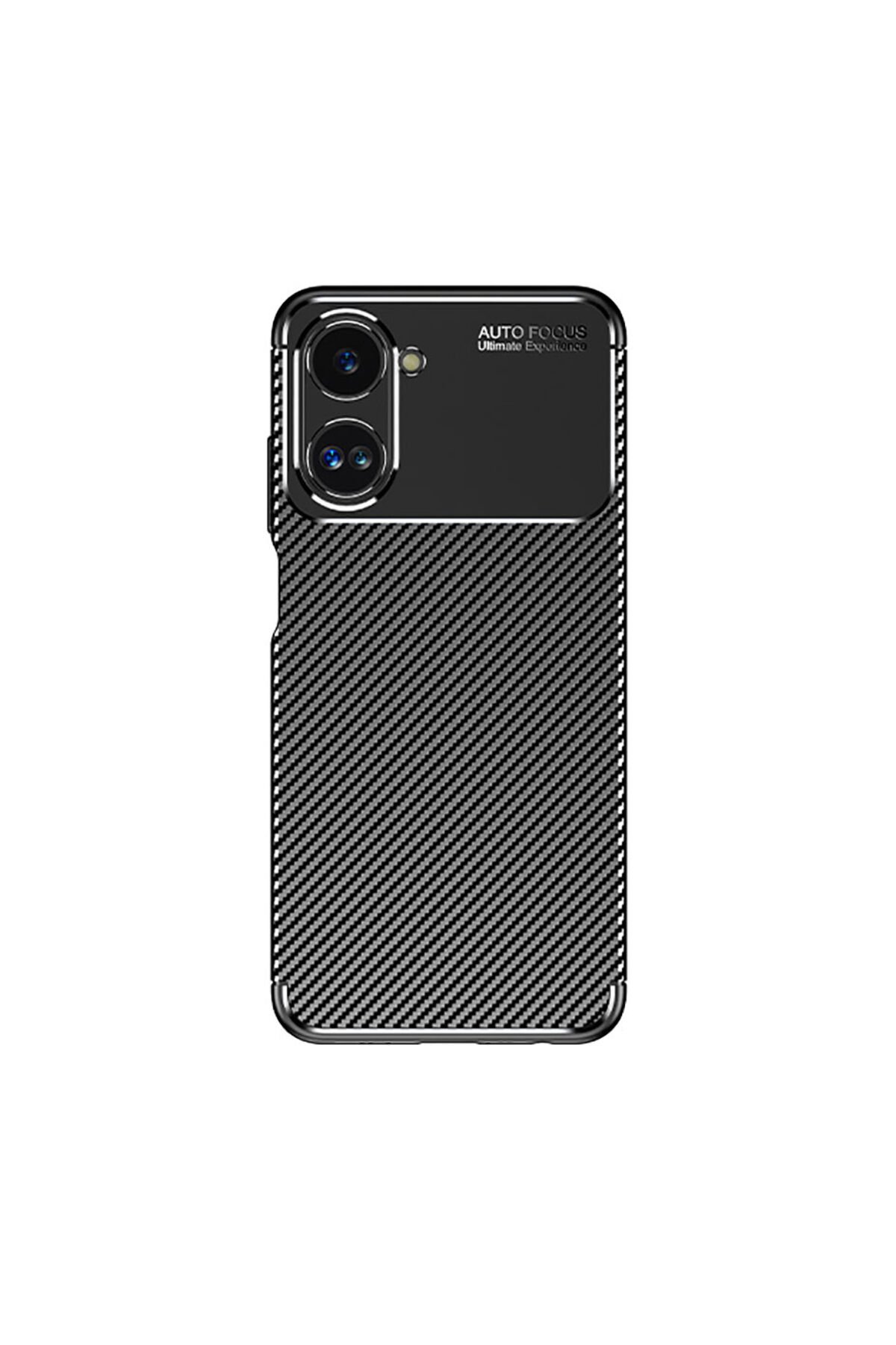 Realme 10 4G Kılıf BSAY Negro Silikon Kapak - Siyah Siyah