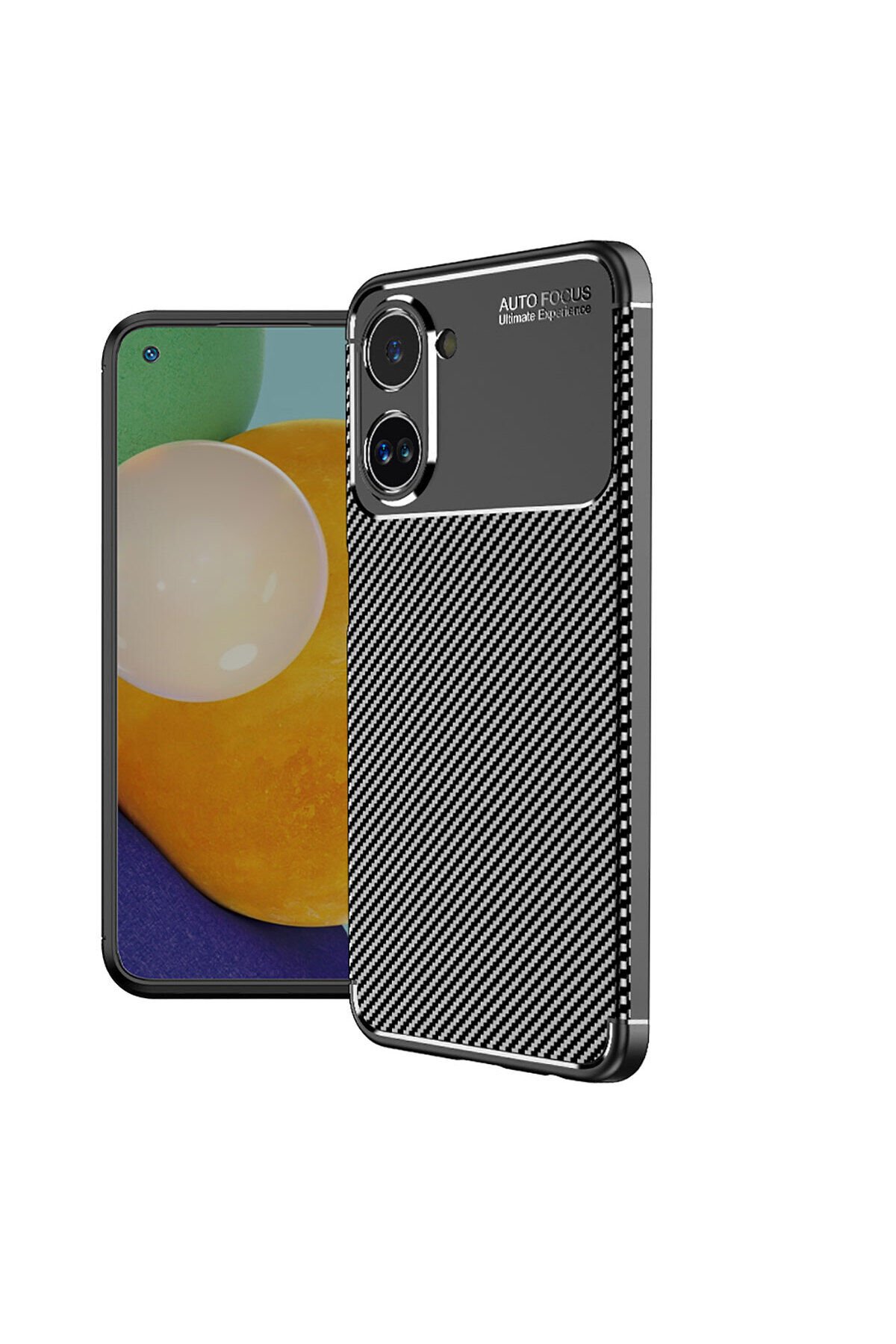 Realme 10 4G Kılıf BSAY Negro Silikon Kapak - Siyah Siyah