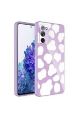 Galaxy S20 FE Uyumlu Kamera Korumalı Desenli Sert Silikon SBT Epoksi Kılıf-NO6 No6