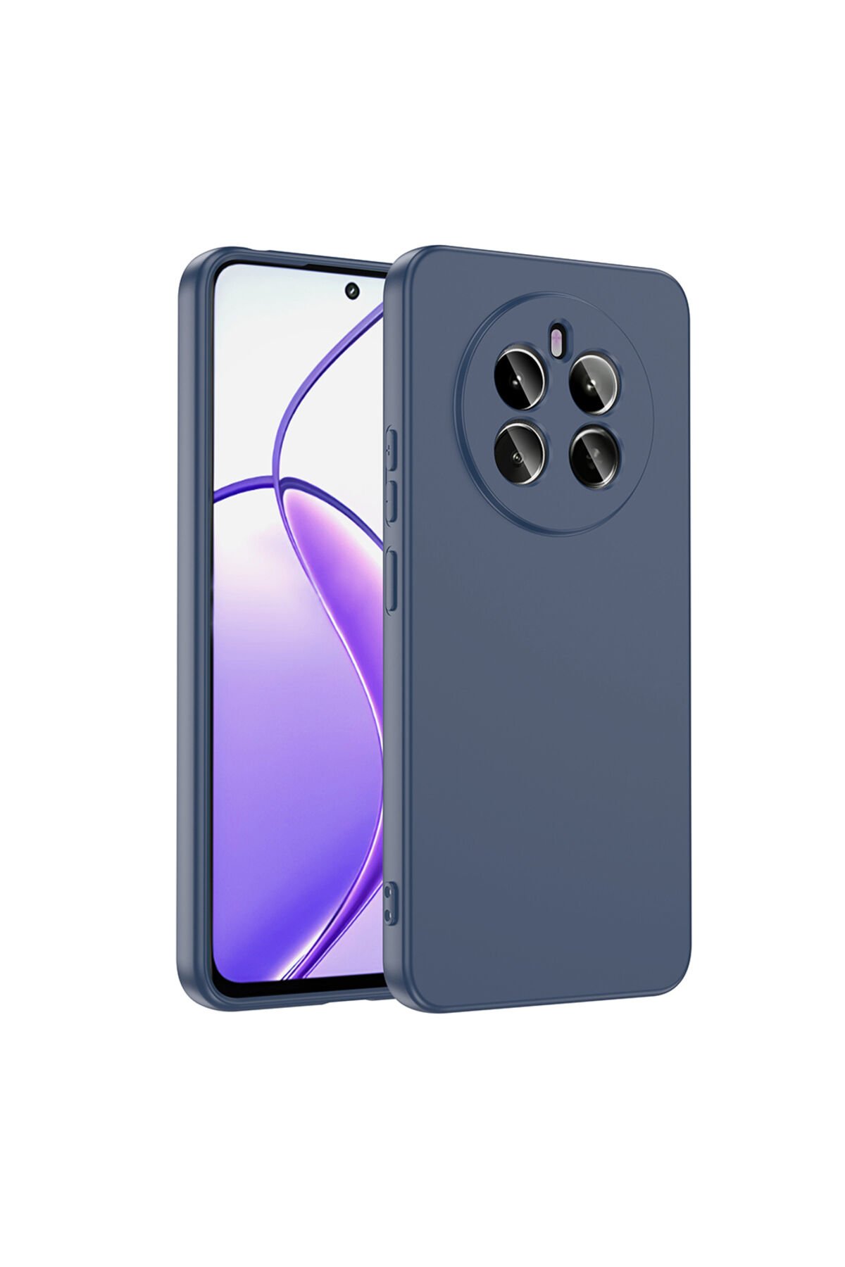 Realme 12 4G Kılıf BSAY Mara Lansman Kapak - Kırmızı Lacivert