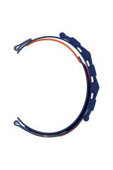 Galaxy Watch Active 2 44mm BSAY KRD-112 20mm Orbital Örgülü Halat Tasarımlı Naylon Kumaş Hasır Kordo Gri