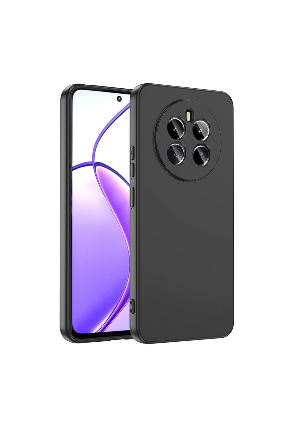 Realme 12 4G Kılıf BSAY Mara Lansman Kapak - Kırmızı Siyah