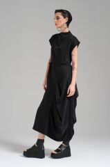 Özel Tasarım Elbise Siyah - M