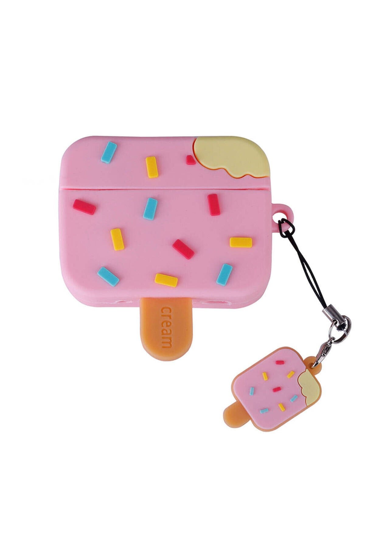 Air-Pods Pro 2 BSAY TPU Kabartma Figürlü İpli Airbag 37 Silikon Kılıf-NO34 No22