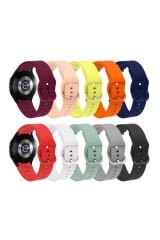 Galaxy Watch 4 Classic 42mm KRD-50 Uyumlu BSAY Kordon-Siyah Pembe