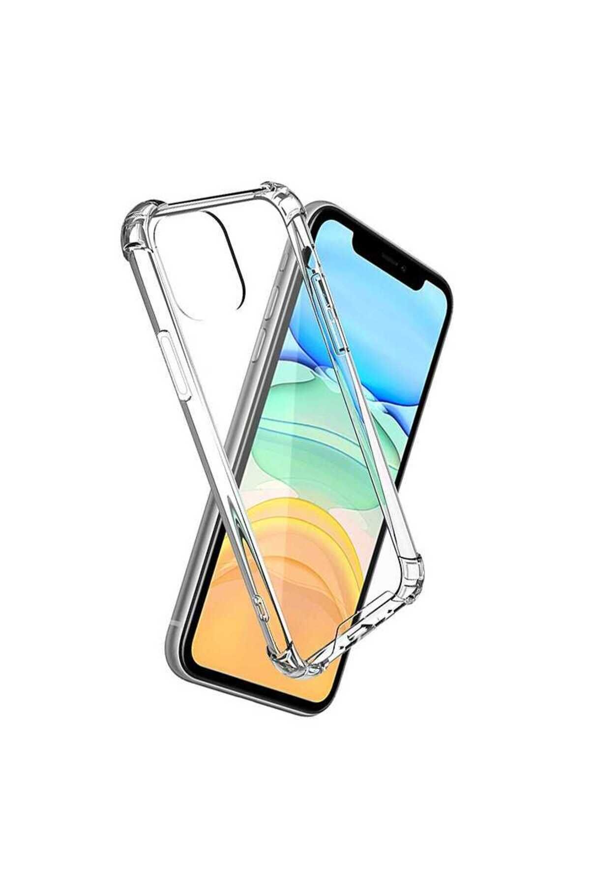 iPhone 14 Pro Max Uyumlu BSAY Nitro Anti Shock Silikon-Renksiz Renksiz