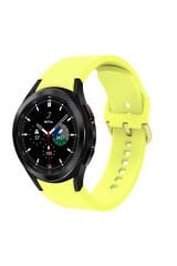 Galaxy Watch 4 Classic 42mm KRD-50 Uyumlu BSAY Kordon-Siyah Sarı