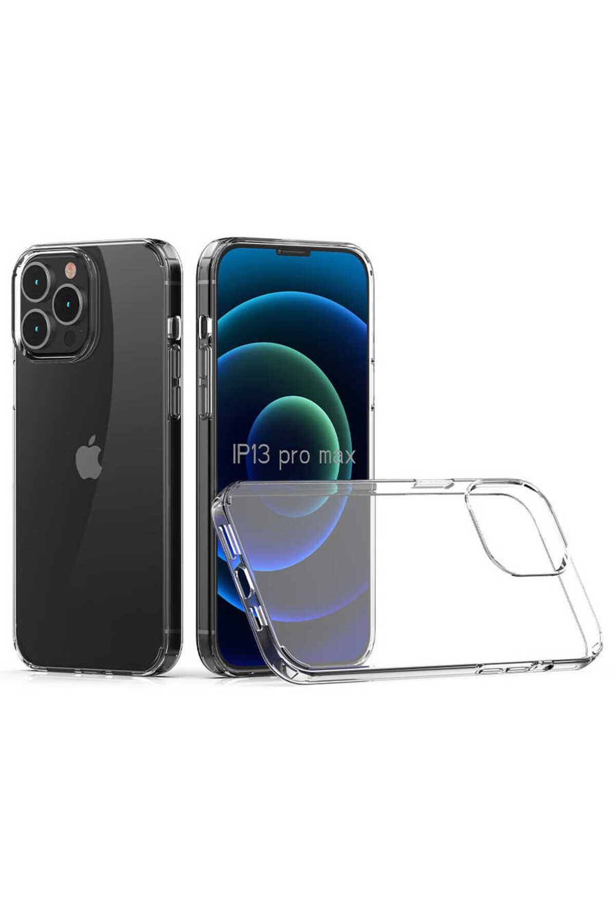 iPhone 13 Pro Uyumlu BSAY Coss Kılıf-Renksiz