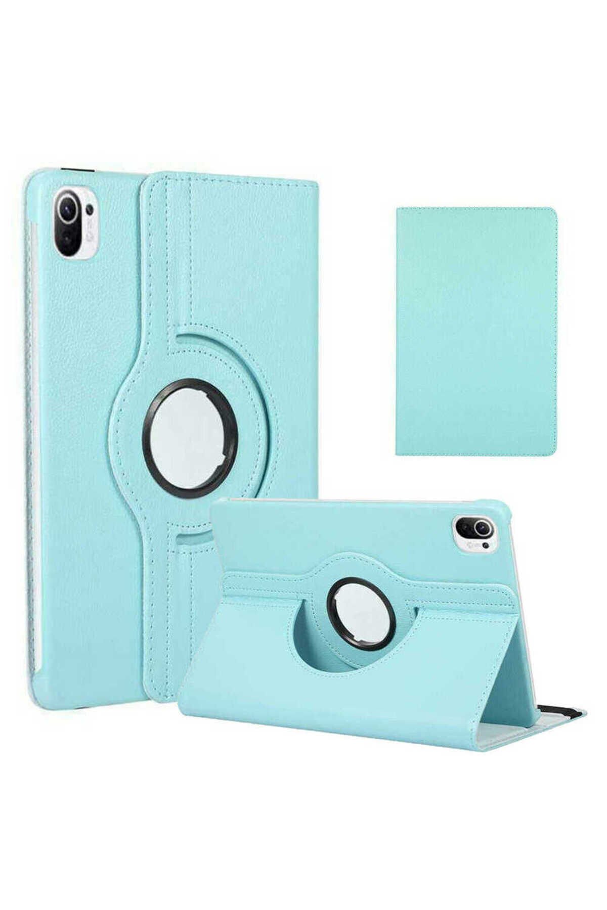 Mi Pad 5 BSAY Dönebilen Standlı Kılıf - Pembe Koyu Mavi