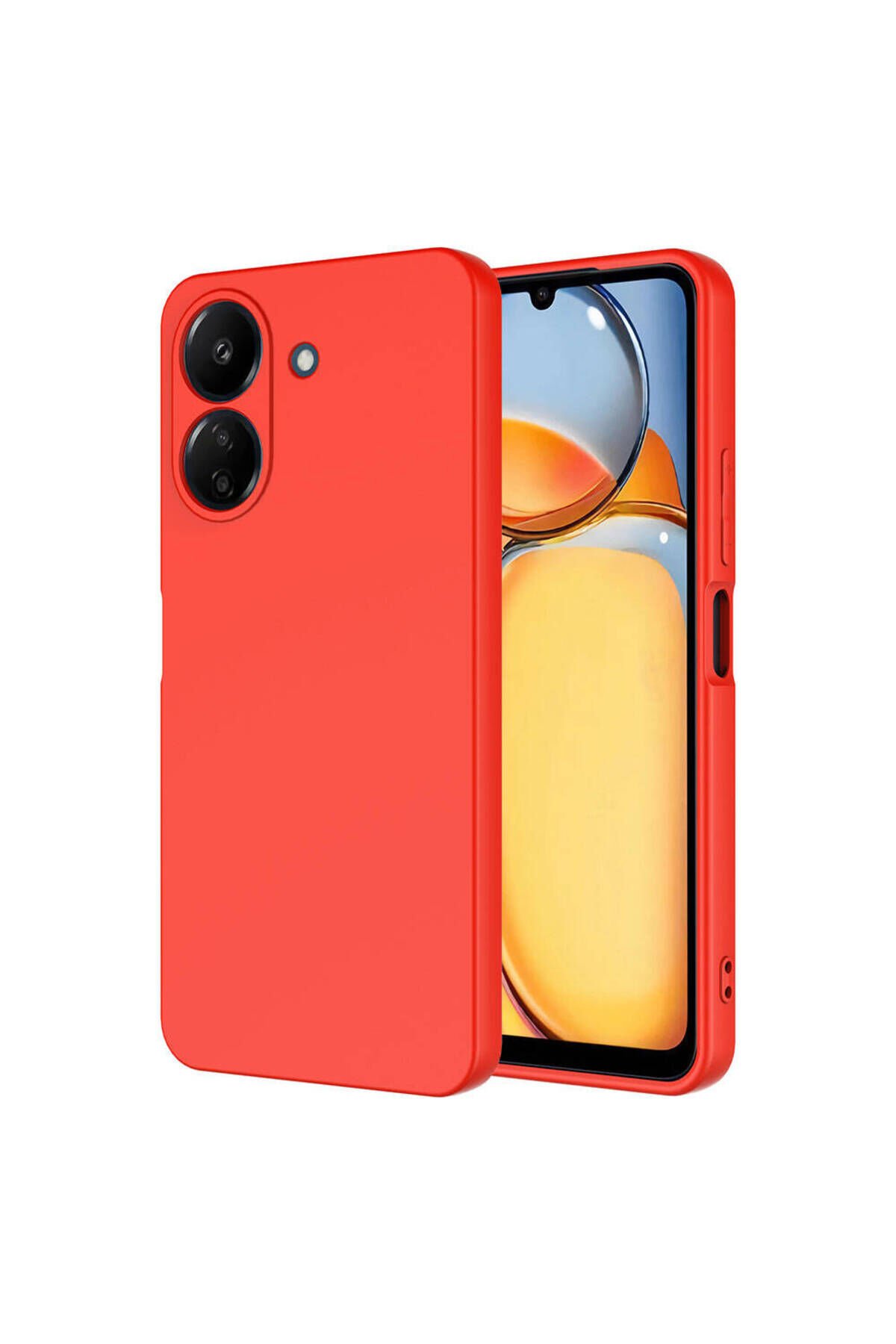 Poco C65 Kılıf SBT Mara Lansman Kapak-Pembe Kırmızı