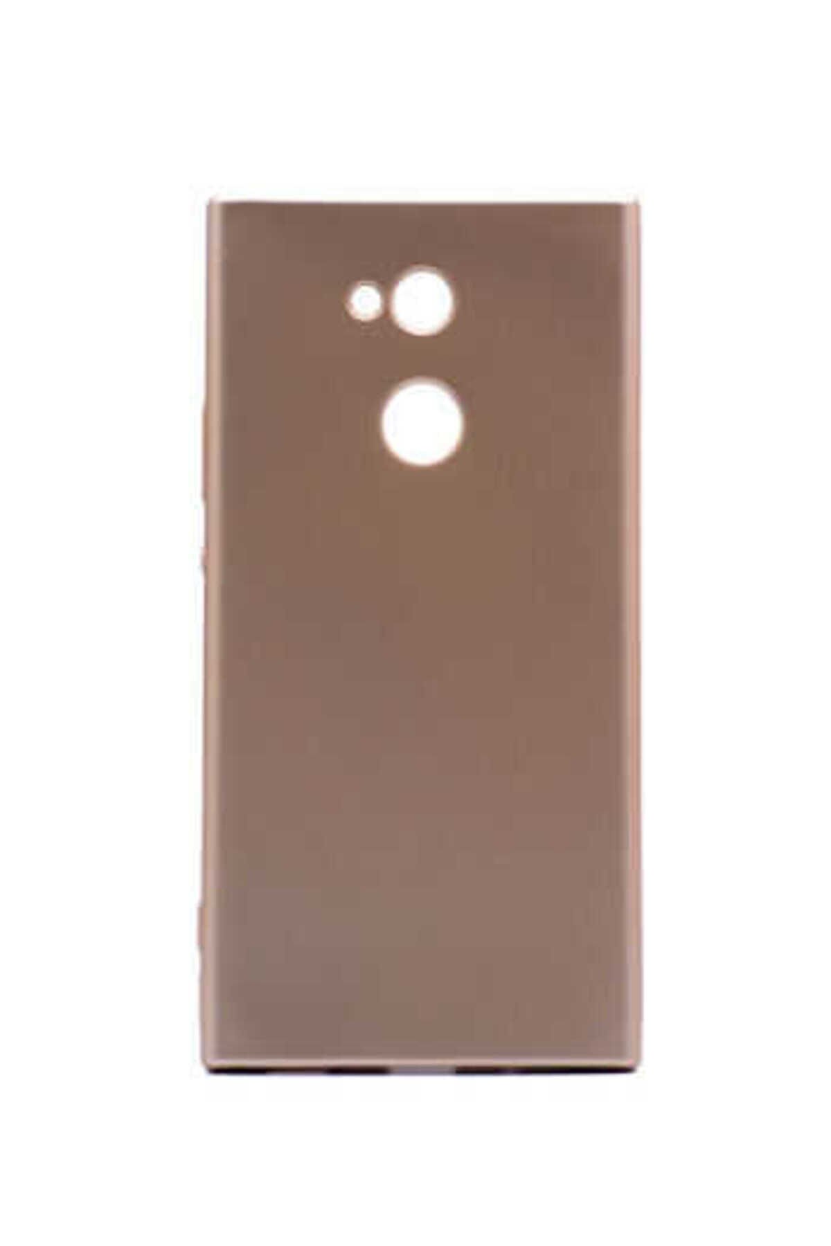 Sony Xperia XA2 Ultra Kılıf ASMA Premier Silikon Kapak - Gold Gold