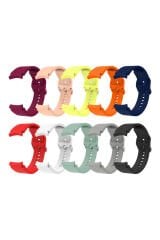 Galaxy Watch 4 Classic 46mm KRD-50 Uyumlu BSAY Kordon-Açık Yeşil Sarı