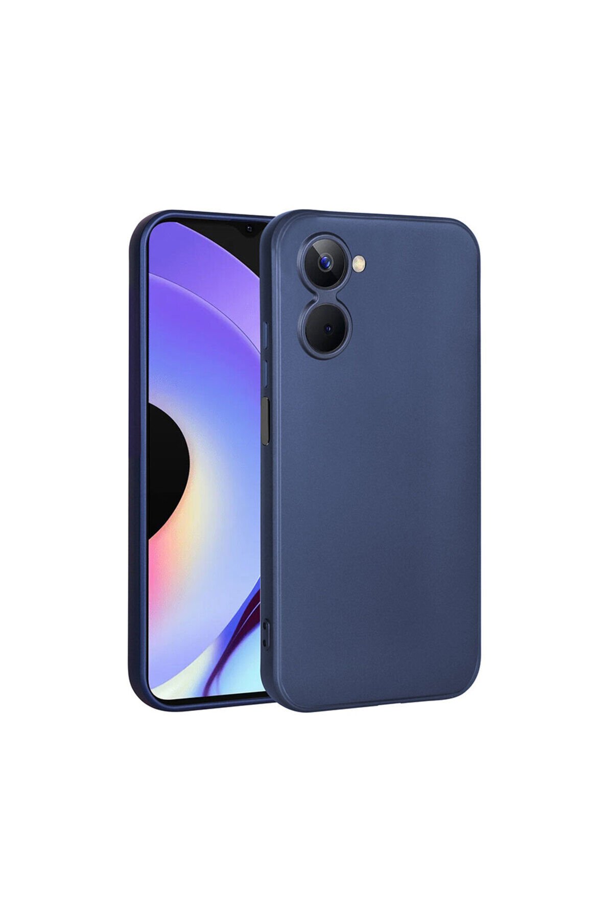 Realme 10 4G Kılıf BSAY Premier Silikon Kapak - Lacivert Lacivert