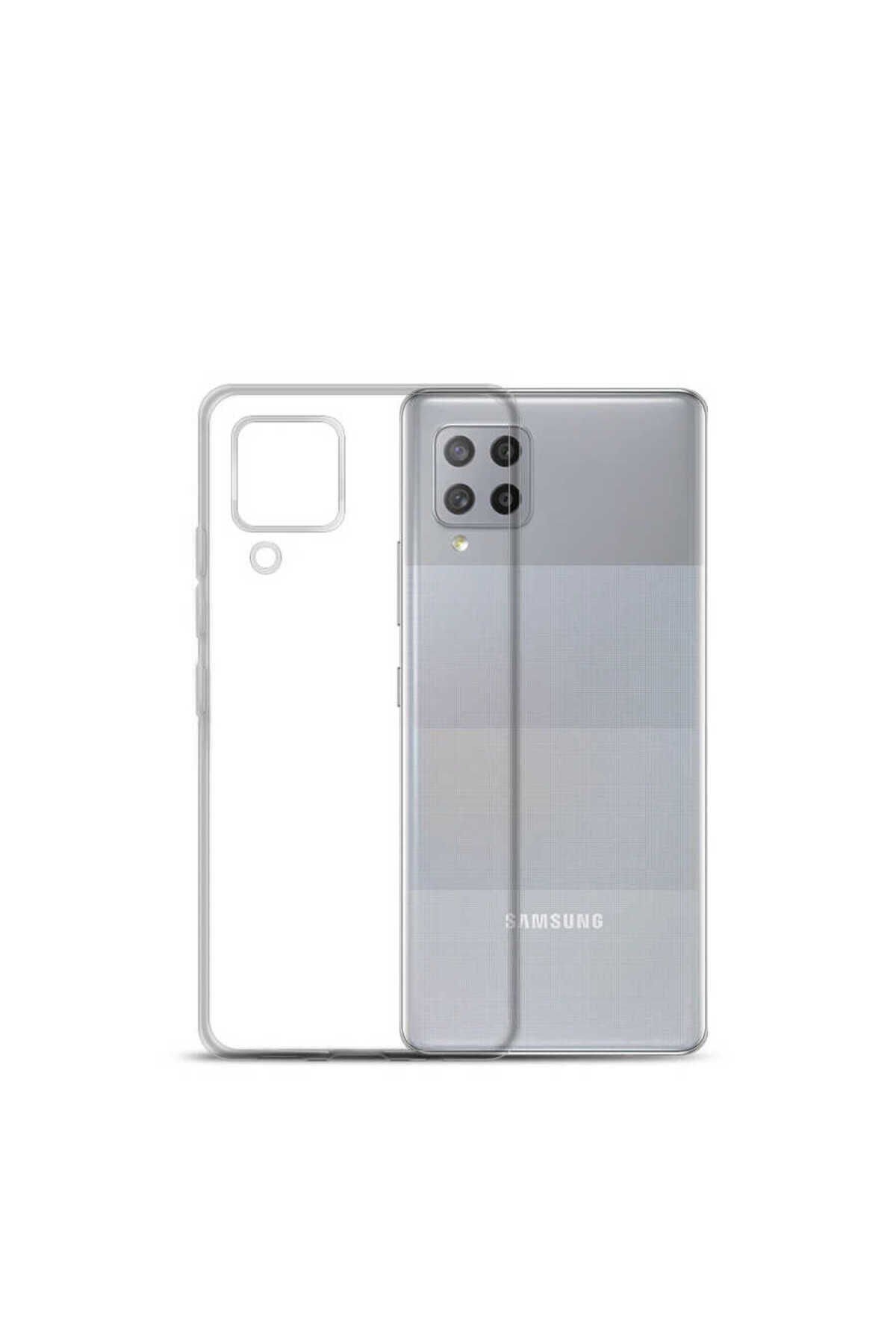 Galaxy M22 Kılıf BSAY Süper Silikon Kapak - Renksiz Renksiz
