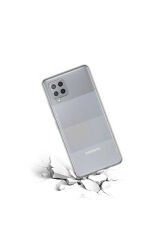 Galaxy M22 Kılıf BSAY Süper Silikon Kapak - Renksiz Renksiz