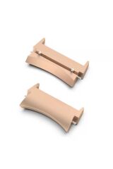 Galaxy Watch 4 44mm 20mm Metal Kordon Dönüştürücü BSAY- Siyah Siyah