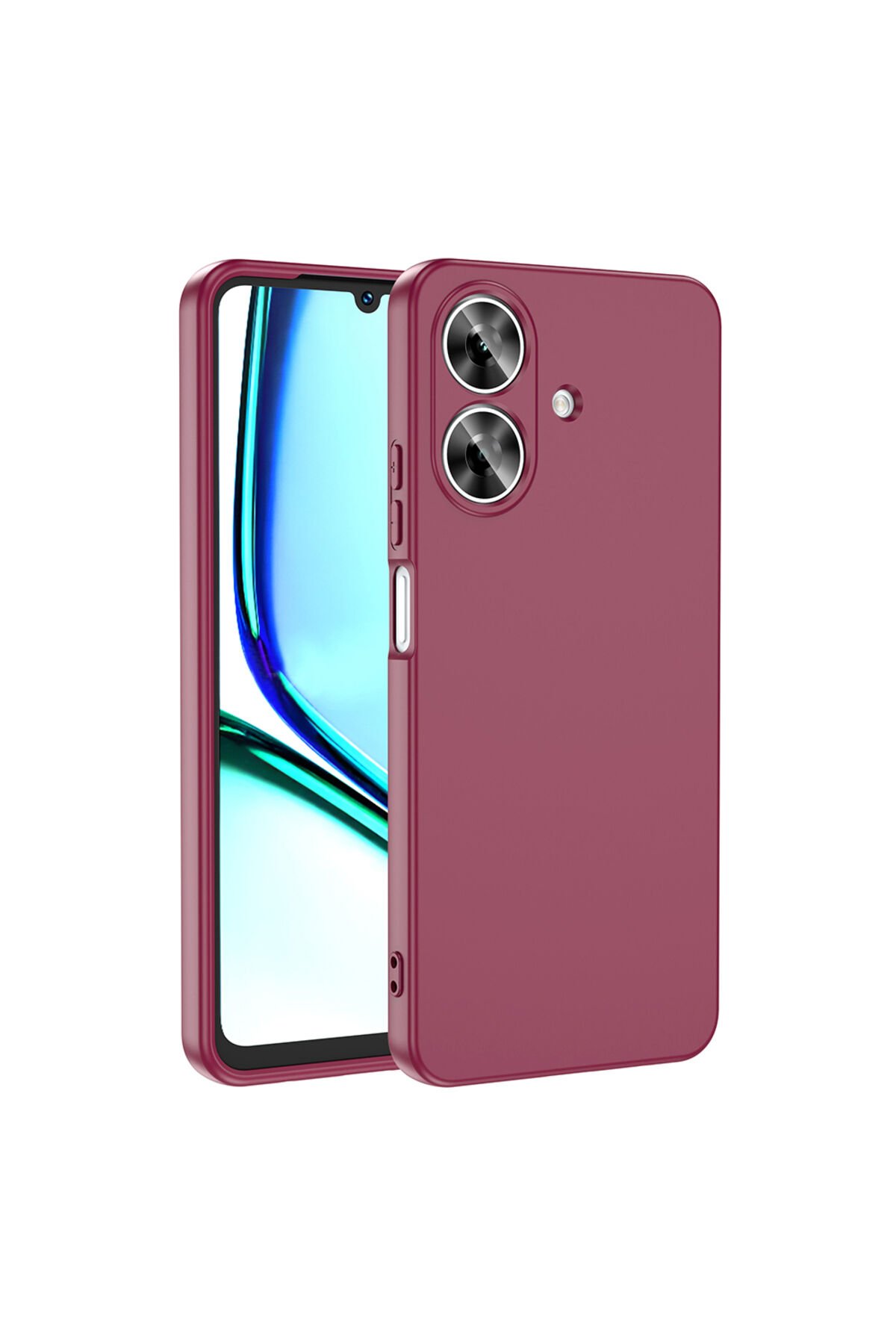 Realme Note 60 Kılıf BSAY Mara Lansman Kapak - Siyah Koyu Mor