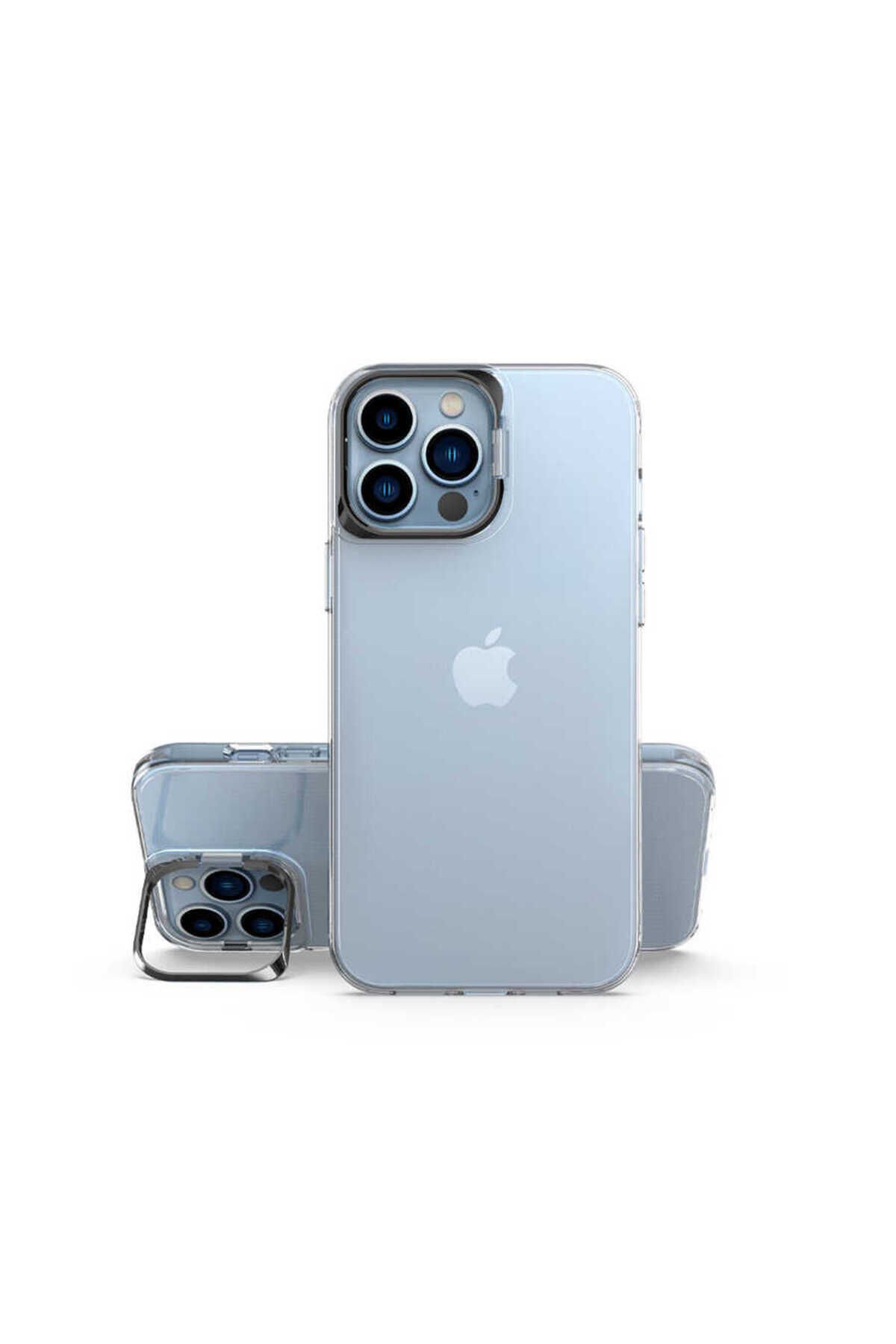 iPhone 13 Pro Uyumlu BSAY Skuba Kılıf-Siyah Siyah