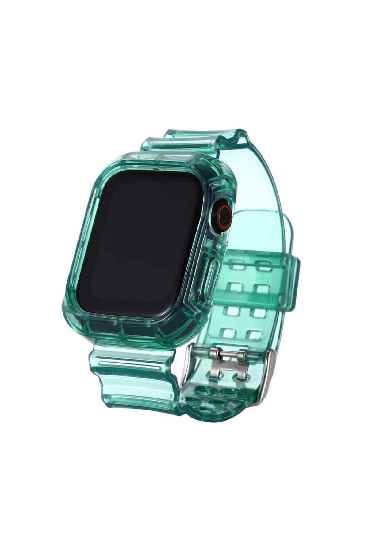Watch 44mm KRD-27 Uyumlu BSAY Kordon-Yeşil