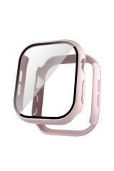 Watch 10 42mm Sert PC Kasa ve Ekran Koruyucu BSAY Watch Gard 35 - Beyaz Mor