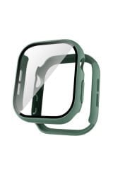 Watch 10 42mm Sert PC Kasa ve Ekran Koruyucu BSAY Watch Gard 35 - Beyaz Mor