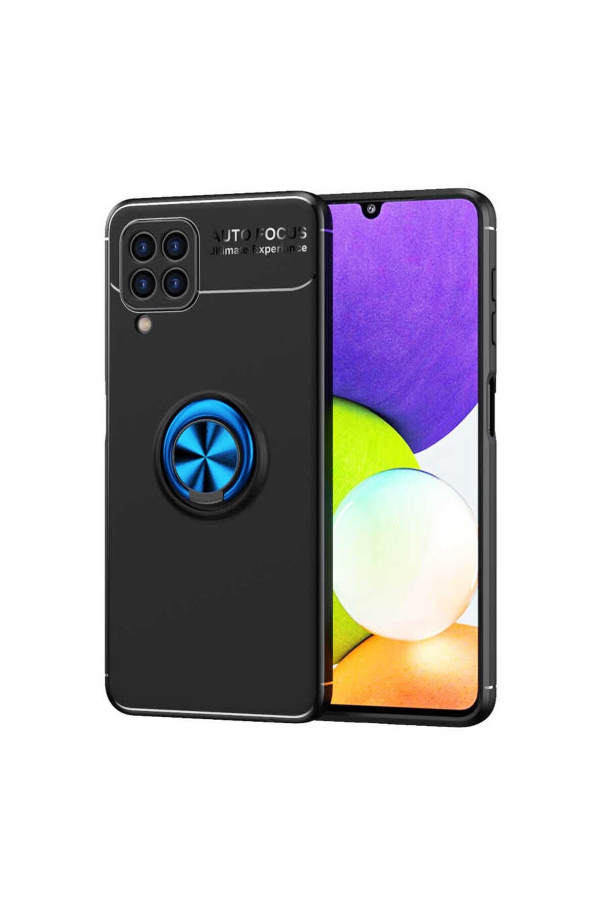 Galaxy A22 4G Kılıf GZST Ravel Silikon Kapak - Kırmızı Kırmızı