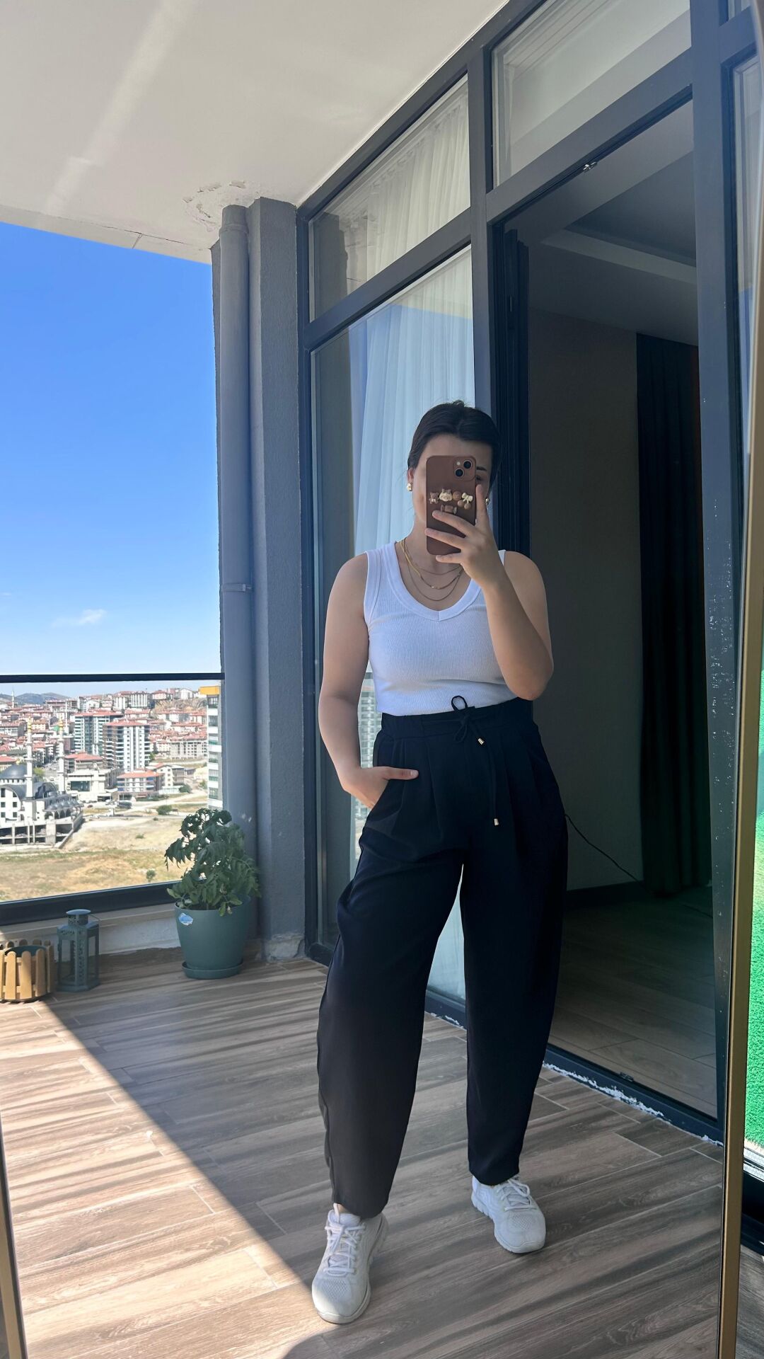 Pileli Pantolon Koyu Mavi - XL