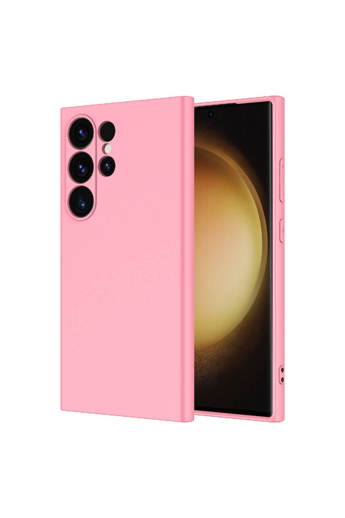 Galaxy S24 Ultra Uyumlu BSAY Mara Lansman Kılıf-Siyah Pembe