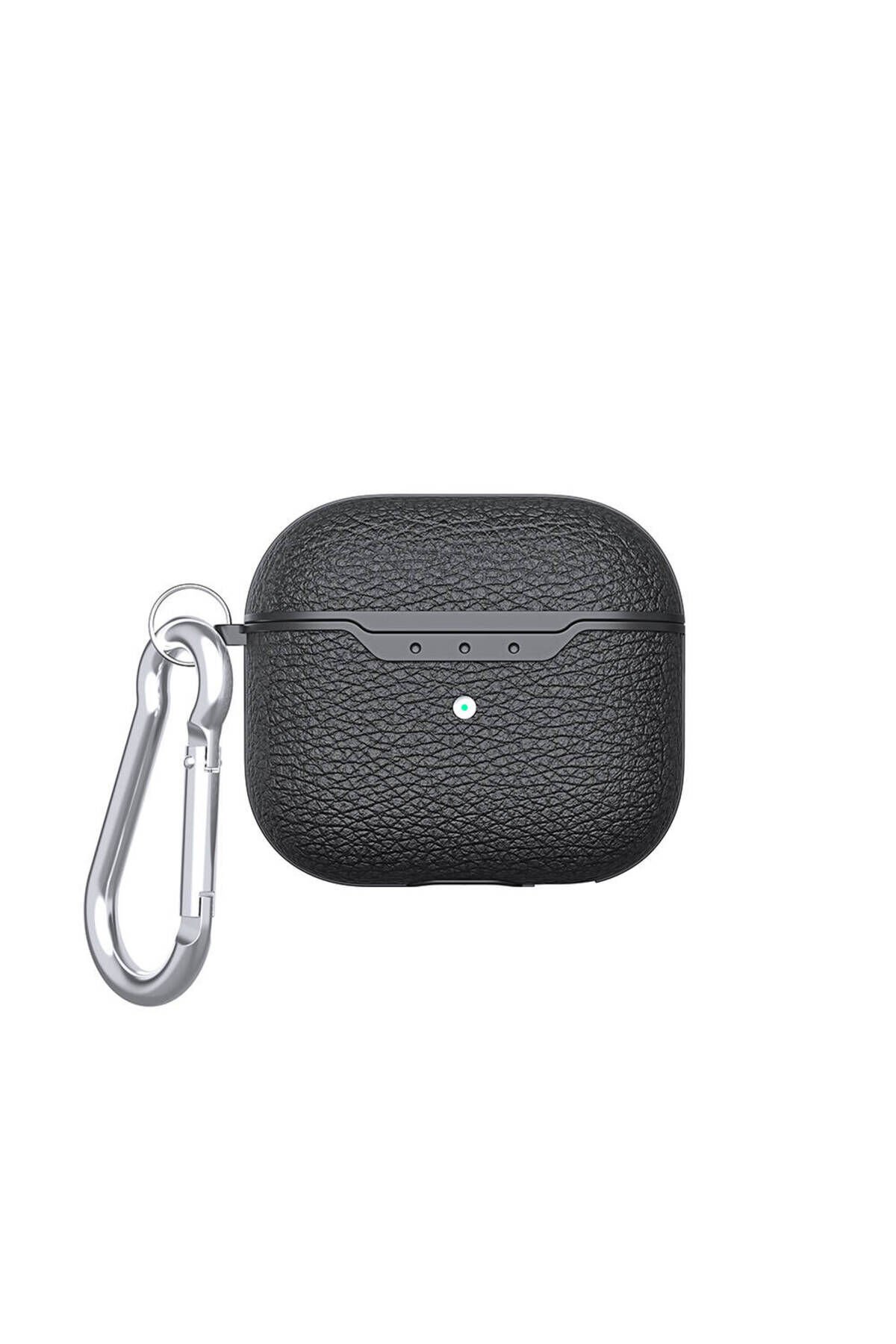 Air-Pods 4 Kılıf BSAY Airbag 03 Silikon-Lacivert Siyah