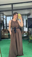 Zara Kahve Tulum Kahverengi - 40