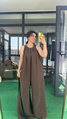 Zara Kahve Tulum Kahverengi - 40