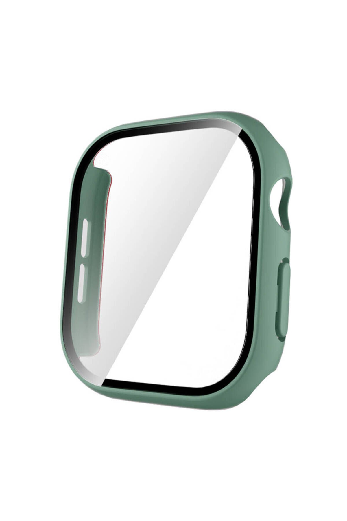 Watch 10 46mm Sert PC Kasa ve Ekran Koruyucu BSAY Watch Gard 35 - Siyah Yeşil