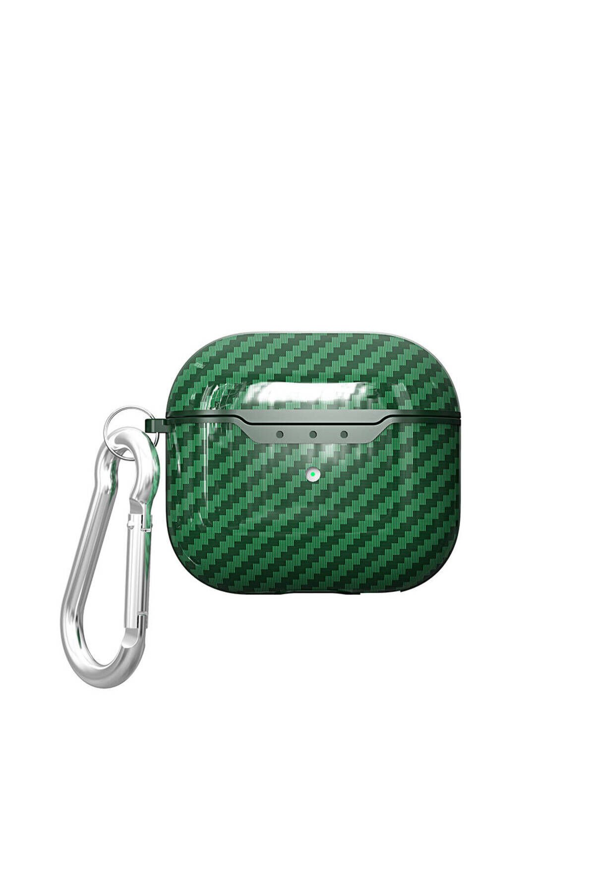Air-Pods 4 Kılıf BSAY Airbag 05 Silikon-Yeşil Yeşil