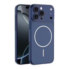 iPhone 14 Pro Max Kılıf Zore M-Safe Şarj Özellikli Kamera Korumalı Spark Kılıf Turuncu