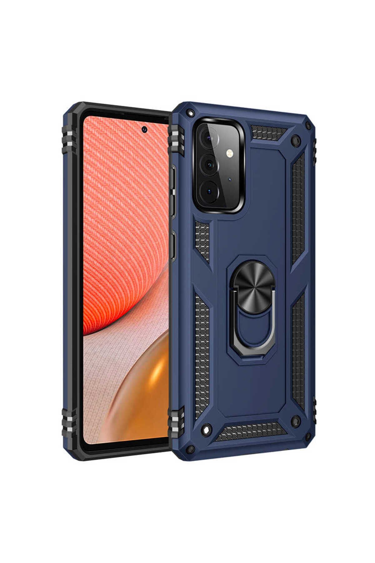 Galaxy A72 Kılıf BSAY Vega Kapak - Siyah Siyah