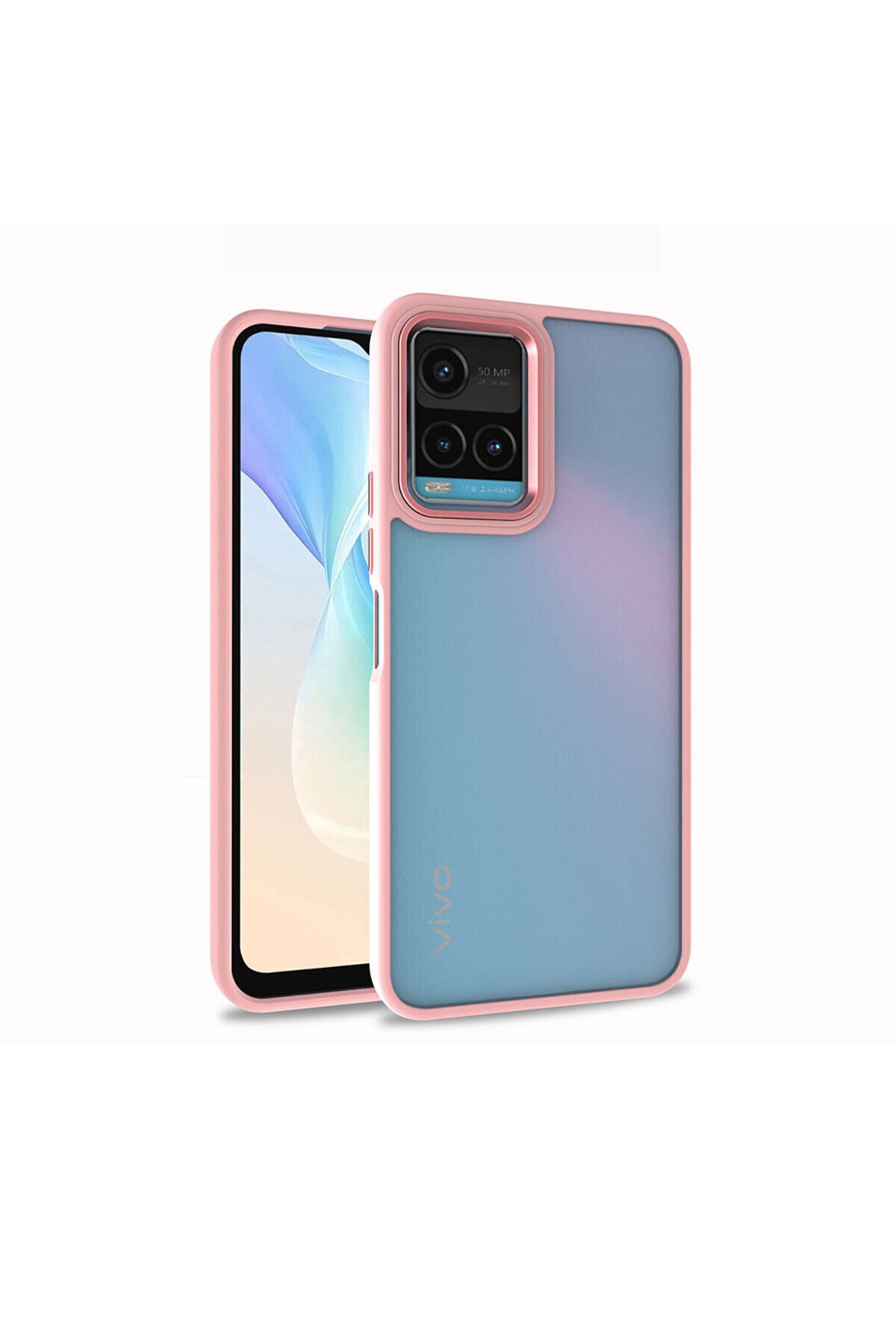 Vivo Y32 Kılıf JoieCreatif Flora Kapak - Yeşil Yeşil