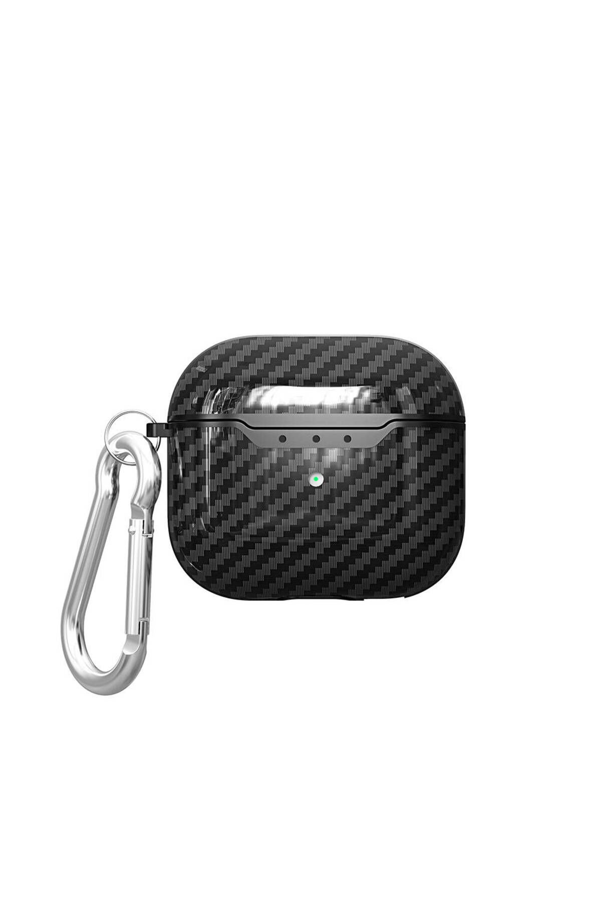 Air-Pods 4 Kılıf BSAY Airbag 05 Silikon-Yeşil Siyah