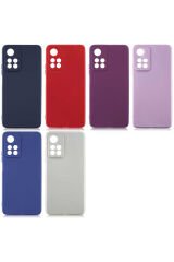 Redmi Note 11 Pro Plus 5G Kılıf BSAY Premier Silikon Kapak - Gold Saks Mavi